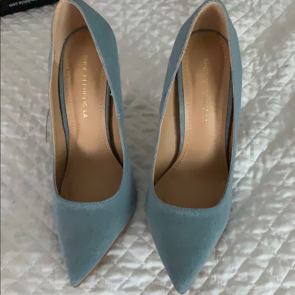 Denim heels - Picture 3 of 3